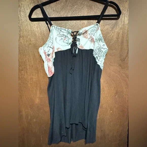 XL Harley Davidson spaghetti strap blousy top - Picture 2 of 5